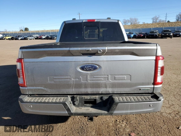 2021 Ford F-150 XL with VIN 1FTFW1E87MFA01209, listed as a Copart auction lot 48260585 with Not Provided miles and Salvage Title. Bid and sale history available at carsss.com. Image 6.
