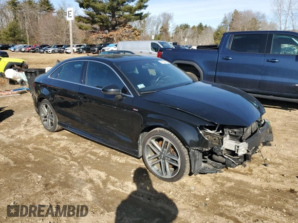 2017 Audi A3 Premium Plus with VIN WAUJ8GFF1H1026563, listed as a Copart auction lot 48222885 with 114,543 mi miles and Salvage Title. Bid and sale history available at DreamBid. Image 4.