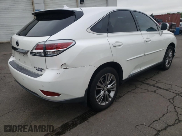 2013 Lexus RX 450h с VIN JTJZB1BA5D2007403, выставлен на аукционе Copart как лот 57331335 с пробегом 158 978 миль миль и Чистый • Clean title. История ставок и продаж доступна на DreamBid. Изображение 3.