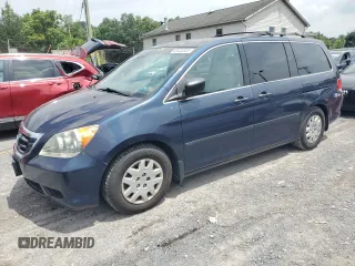 2010 Honda Odyssey LX with VIN 5FNRL3H27AB109273, listed as a Copart auction lot 63435535 with 150,118 mi miles and Salvage title. Bid and sale history available at DreamBid. Image 1.