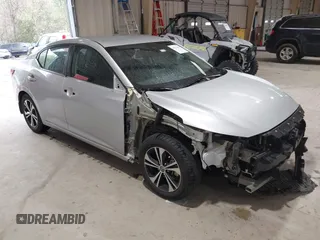 2021 Nissan Sentra SV with VIN 3N1AB8CV4MY233303, listed as a IAAI auction lot 41935664 with 25,878 mi miles and . Bid and sale history available at DreamBid. Image 1.