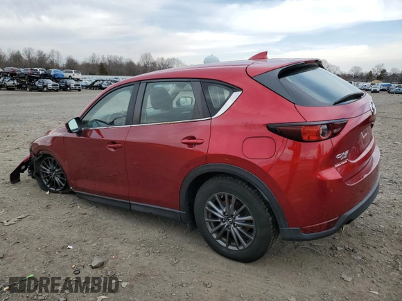 2019 Mazda CX-5 Sport with VIN JM3KFBBM5K0525696, listed as a Copart auction lot 49621595 with 87,536 mi miles and Salvage Title. Bid and sale history available at DreamBid. Image 2.