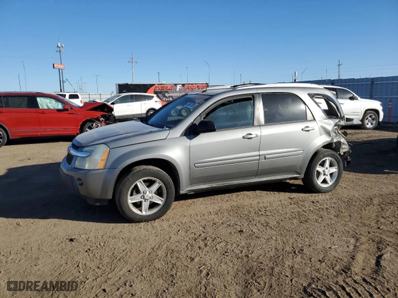 2005 Chevrolet Equinox LT with VIN 2CNDL73F856123203, listed as a Copart auction lot 42961705 with 180,405 mi miles and Salvage Title. Bid and sale history available at carsss.com. Image 1.