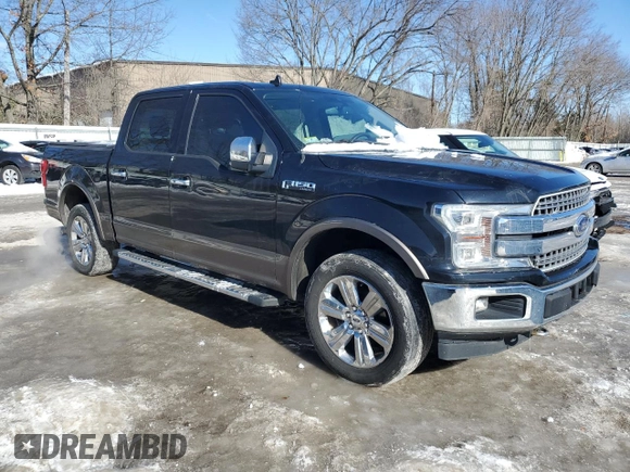 2018 Ford F-150 XL with VIN 1FTEW1EG0JFB07905, listed as a Copart auction lot 43065005 with 132,923 mi miles and Salvage Title. Bid and sale history available at carsss.com. Image 4.