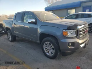 2018 GMC Canyon 4WD SLT with VIN 1GTG6DEN6J1215242, listed as a Copart auction lot 82960224 with 82,710 mi miles and Salvage Title. Bid and sale history available at carsss.com. Image 4.