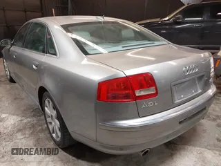 2005 Audi A8 L with VIN WAUML44E75N010117, listed as a IAAI auction lot 41523759 with 125,431 mi miles. Bid and sale history available at carsss.com. Image 3.