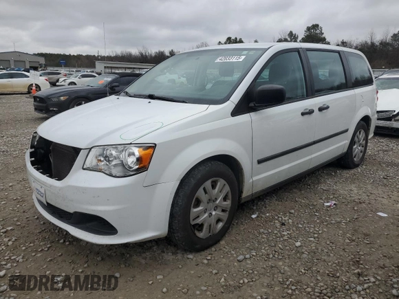 2015 Dodge Grand Caravan American Value with VIN 2C4RDGBG2FR635475, listed as a Copart auction lot 42033115 with 152,244 mi miles and Salvage Title. Bid and sale history available at DreamBid. Image 1.