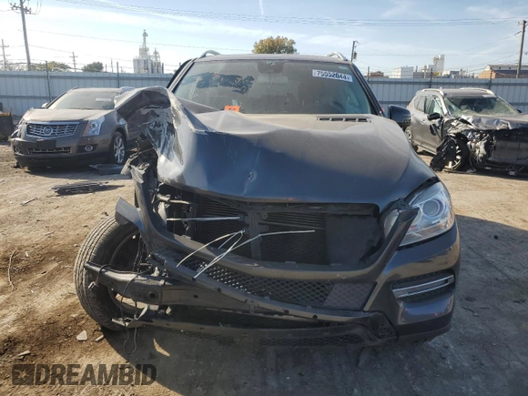 2015 Mercedes-Benz M 350 with VIN 4JGDA5JBXFA585101, listed as a Copart auction lot 75952044 with Not provided miles and Salvage title. Bid and sale history available at DreamBid. Image 5.