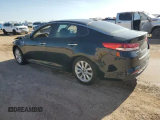 2018 Kia Optima LX with VIN 5XXGT4L39JG252381, listed as a Copart auction lot 52495335 with Not Provided miles and Salvage Title. Bid and sale history available at DreamBid. Image 2.