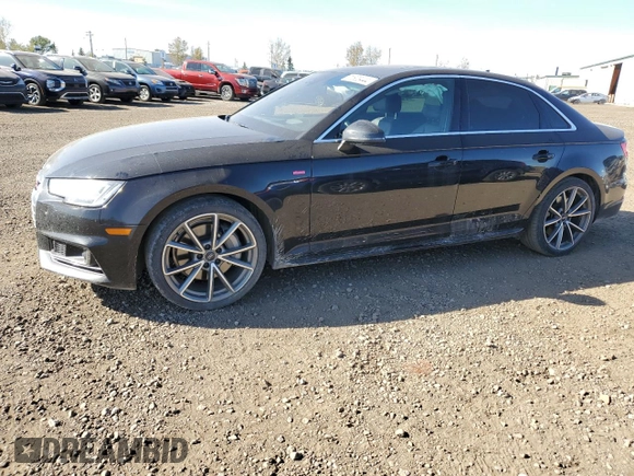 2017 Audi A4 Prestige with VIN WAUFNAF42HA074924, listed as a Copart auction lot 71803444 with 101,354 mi miles and Salvage Title. Bid and sale history available at carsss.com. Image 1.