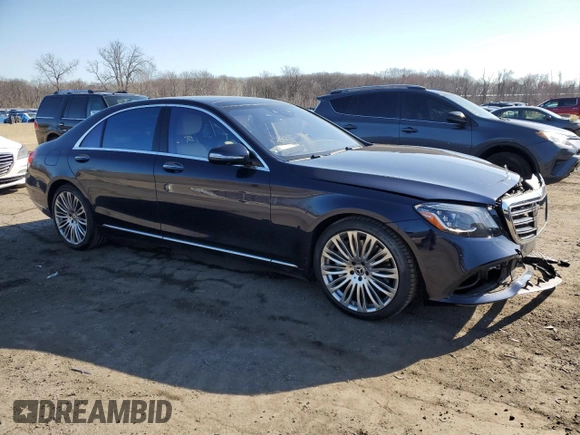 2020 Mercedes-Benz S-Class S 560 with VIN WDDUG8DBXLA521688, listed as a Copart auction lot 49574515 with 68,351 mi miles and Salvage Title. Bid and sale history available at carsss.com. Image 4.