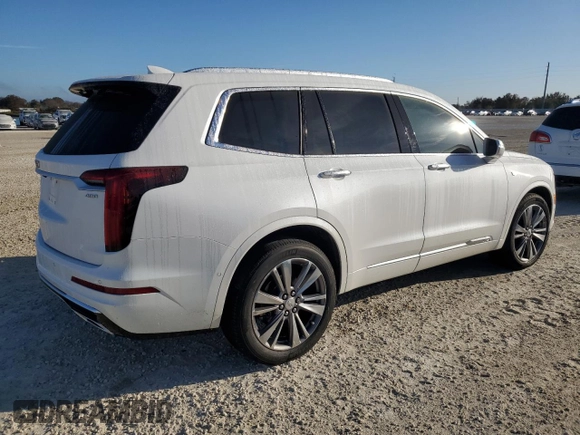 2020 Cadillac XT6 FWD Premium Luxury with VIN 1GYKPCRS9LZ105835, listed as a Copart auction lot 77072234 with 0 mi miles and Non Repairable. Bid and sale history available at carsss.com. Image 3.
