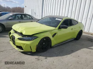 2022 BMW M4 Competition with VIN WBS33AZ03NCJ45996, listed as a Copart auction lot 79228774 with 9,559 mi miles and Salvage Title. Bid and sale history available at carsss.com. Image 1.