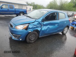 2020 Mitsubishi Mirage LE with VIN ML32A5HJ5LH010631, listed as a Copart auction lot 56127705 with 18,204 mi miles and Salvage title. Bid and sale history available at DreamBid. Image 1.