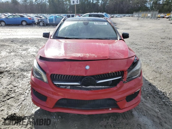 2016 Mercedes-Benz CLA 250 with VIN WDDSJ4EB5GN358933, listed as a Copart auction lot 81888663 with 90,371 mi miles and . Bid and sale history available at DreamBid. Image 5.