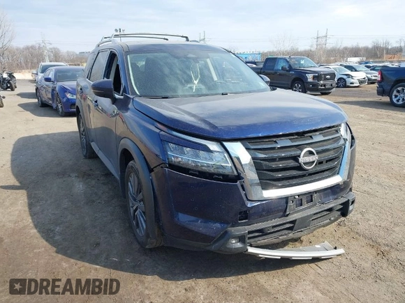 2022 Nissan Pathfinder SL z VIN 5N1DR3CD1NC219638, wystawiony jako IAAI lot #41691060 z przebiegiem 38 365 mil mil oraz . Historia ofert i sprzedaży dostępna na DreamBid. Obrazek 1.