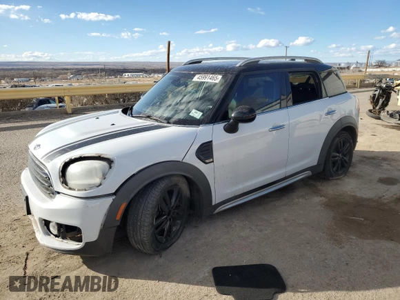 2017 MINI Countryman Cooper z VIN WMZYS7C38H3B62595, wystawiony jako Copart lot #45991465 z przebiegiem 114 430 mil mil oraz Szkoda całkowita • Salvage title. Historia ofert i sprzedaży dostępna na DreamBid. Obrazek 1.