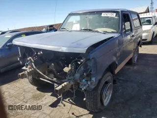 1994 Ford Bronco Custom with VIN 1FMEU15H6RLA74464, listed as a Copart auction lot 67621704 with Not Provided miles and Salvage Title. Bid and sale history available at carsss.com. Image 1.