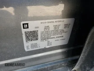 2020 Chevrolet Traverse LS с VIN 1GNERFKWXLJ245930, выставлен на аукционе Copart как лот 51657195 с пробегом Не указан миль и Списание • Salvage title. История ставок и продаж доступна на DreamBid. Изображение 14.