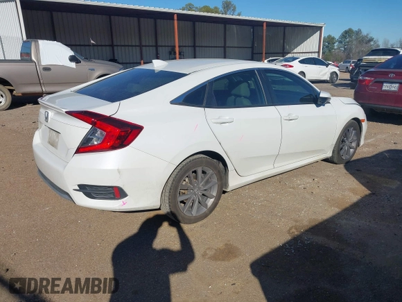 2021 Honda Civic Sedan EX-L with VIN 19XFC1F77ME006306, listed as a IAAI auction lot 41330566 with 120,092 mi miles. Bid and sale history available at carsss.com. Image 4.