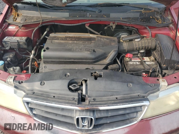 2004 Honda Odyssey EX-L with VIN 5FNRL18024B008617, listed as a Copart auction lot 58831435 with Not provided miles and Salvage title. Bid and sale history available at DreamBid. Image 12.