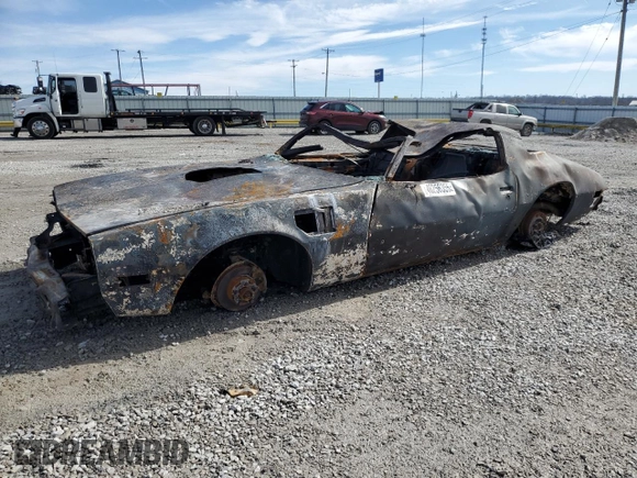 1977 Pontiac Firebird with VIN 2W87Z7N230013, listed as a Copart auction lot 46256355 with Not provided miles and Non repairable. Bid and sale history available at DreamBid. Image 1.