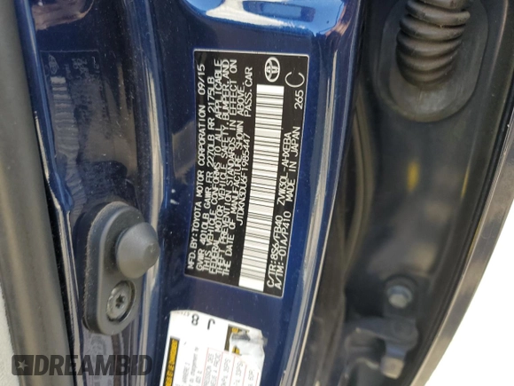 2015 Toyota Prius Four with VIN JTDKN3DU6F1985447, listed as a Copart auction lot 54972295 with 126,920 mi miles and Salvage Title. Bid and sale history available at DreamBid. Image 12.
