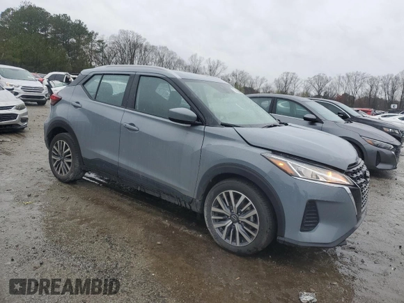 2023 Nissan Kicks SV with VIN 3N1CP5CV0PL513701, listed as a Copart auction lot 48261575 with 71,370 mi miles and Salvage Title. Bid and sale history available at DreamBid. Image 4.