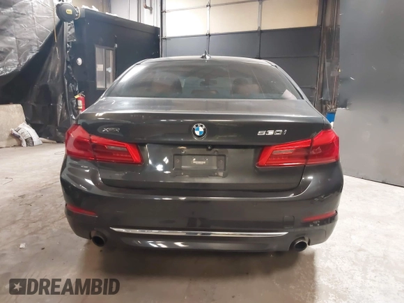 2017 BMW 5 Series 530i xDrive with VIN WBAJA7C35HG905401, listed as a IAAI auction lot 38089618 with 107,692 mi miles and . Bid and sale history available at carsss.com. Image 16.