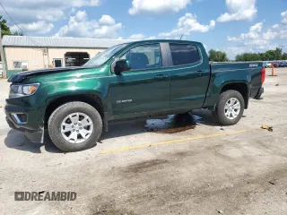 2016 Chevrolet Colorado 2WD Z71 with VIN 1GCGSDE33G1104456, listed as a Copart auction lot 61193695 with 77,499 mi miles and Salvage title. Bid and sale history available at DreamBid. Image 1.