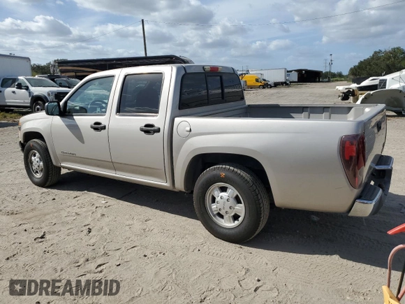 2005 GMC Canyon 1SB SLE Z85 with VIN 1GTCS138658111627, listed as a Copart auction lot 80232384 with 143,775 mi miles and Salvage title. Bid and sale history available at DreamBid. Image 2.