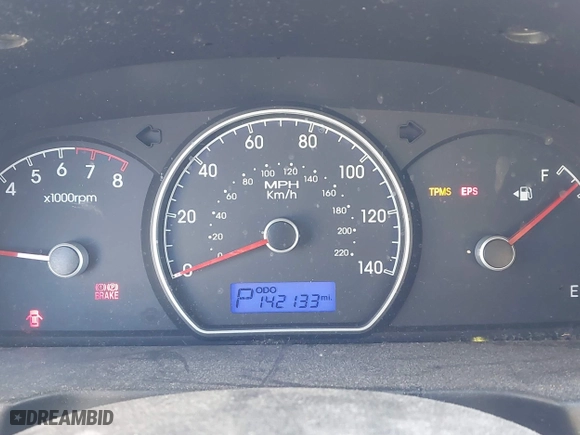 2010 Hyundai Elantra GLS with VIN KMHDU4AD6AU847545, listed as a IAAI auction lot 41684206 with 142,133 mi miles. Bid and sale history available at carsss.com. Image 7.