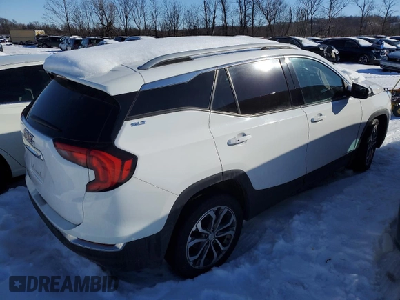 2021 GMC Terrain SLT with VIN 3GKALPEV5ML325958, listed as a Copart auction lot 41509375 with Not provided miles and Salvage title. Bid and sale history available at DreamBid. Image 3.