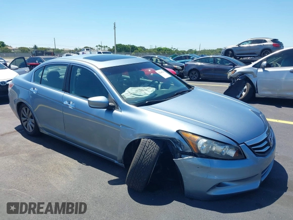 2011 Honda Accord EX-L z VIN 1HGCP3F86BA025278, wystawiony jako IAAI lot #42260234 z przebiegiem 36 602 mil mil oraz . Historia ofert i sprzedaży dostępna na DreamBid. Obrazek 1.