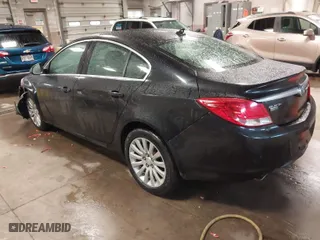 2011 Buick Regal CXL Turbo TO2 with VIN W04GW5EV5B1097993, listed as a IAAI auction lot 41730849 with 160,425 mi miles. Bid and sale history available at carsss.com. Image 3.