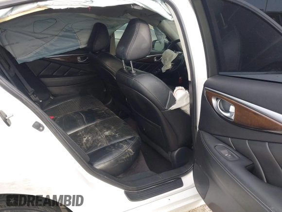 2015 Infiniti Q50 Premium z VIN JN1BV7APXFM352327, wystawiony jako IAAI lot #42367983 z przebiegiem 110 636 mil mil oraz . Historia ofert i sprzedaży dostępna na DreamBid. Obrazek 8.
