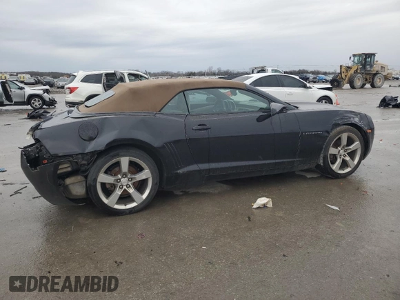 2012 Chevrolet Camaro 2LT with VIN 2G1FC3D35C9105031, listed as a Copart auction lot 43191605 with 248,563 mi miles and Salvage title. Bid and sale history available at DreamBid. Image 3.