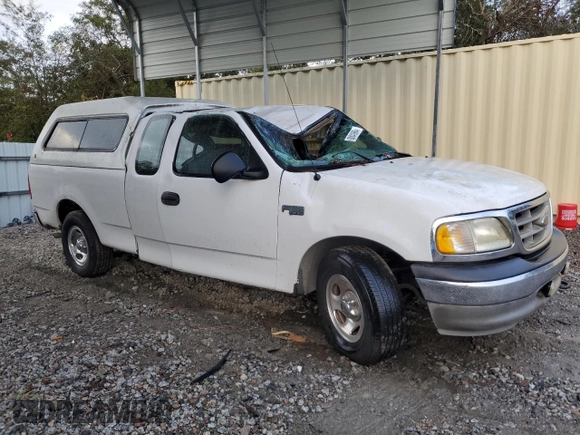 2002 Ford F-150 XL with VIN 1FTRX17212NB22954, listed as a Copart auction lot 80843964 with 216,949 mi miles and Non Repairable. Bid and sale history available at carsss.com. Image 4.
