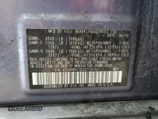 2013 Subaru Outback Limited with VIN 4S4BRBKC5D3217013, listed as a Copart auction lot 65209215 with 240,408 mi miles and Clean title. Bid and sale history available at DreamBid. Image 13.