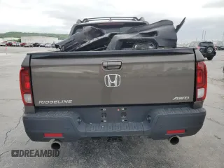 2022 Honda Ridgeline RTL-E with VIN 5FPYK3F76NB028596, listed as a Copart auction lot 54355175 with 42,020 mi miles and Salvage title. Bid and sale history available at DreamBid. Image 6.