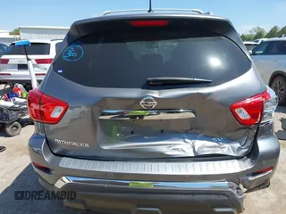2018 Nissan Pathfinder SL with VIN 5N1DR2MN8JC659125, listed as a IAAI auction lot 42033651 with 120,934 mi miles and . Bid and sale history available at DreamBid. Image 16.