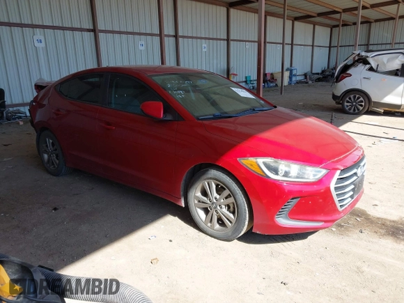 2018 Hyundai Elantra GL with VIN KMHD84LFXJU612021, listed as a IAAI auction lot 41634056 with 107,326 mi miles and . Bid and sale history available at DreamBid. Image 1.
