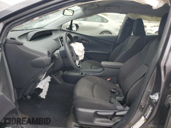 2019 Toyota Prius L Eco z VIN JTDKARFU0K3087436, wystawiony jako Copart lot #55699135 z przebiegiem Nie podano mil oraz Szkoda całkowita • Salvage title. Historia ofert i sprzedaży dostępna na DreamBid. Obrazek 7.