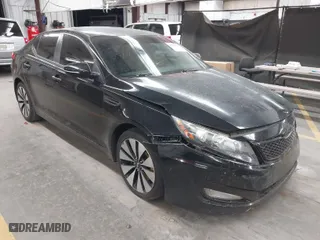 2012 Kia Optima SX with VIN 5XXGR4A66CG045817, listed as a IAAI auction lot 41798785 with 166,905 mi miles. Bid and sale history available at carsss.com. Image 1.