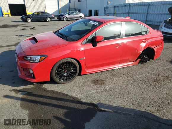 2017 Subaru WRX Limited with VIN JF1VA1L67H9815723, listed as a Copart auction lot 55255695 with 51,482 mi miles and Salvage Title. Bid and sale history available at carsss.com. Image 1.