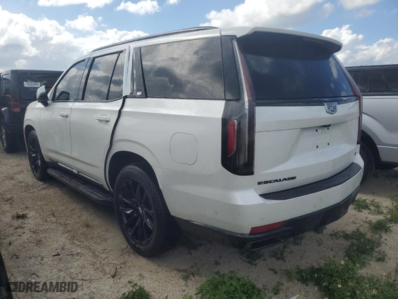 2021 Cadillac Escalade Sport Platinum with VIN 1GYS4GKL3MR421705, listed as a Copart auction lot 78834224 with 0 mi miles and Non Repairable. Bid and sale history available at carsss.com. Image 2.