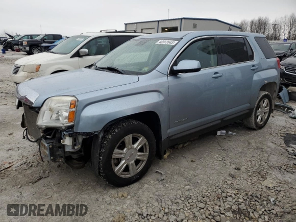 2014 GMC Terrain SLE with VIN 2GKFLVEKXE6191969, listed as a Copart auction lot 46912645 with 94,397 mi miles and Clean Title. Bid and sale history available at carsss.com. Image 1.