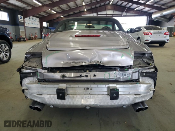 2002 Porsche 911 with VIN WP0CA299X2S651277, listed as a Copart auction lot 55651665 with 67,228 mi miles and Salvage Title. Bid and sale history available at DreamBid. Image 6.