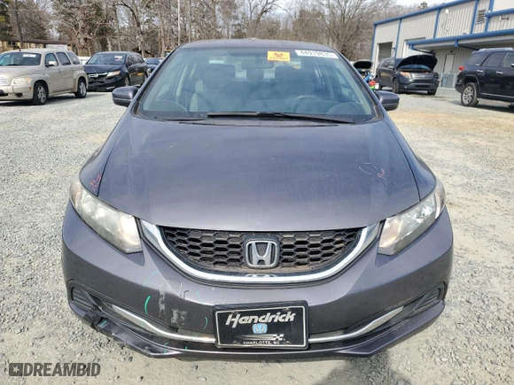 2015 Honda Civic Sedan LX with VIN 2HGFB2F53FH542573, listed as a Copart auction lot 44919835 with 106,842 mi miles and Salvage Title. Bid and sale history available at carsss.com. Image 5.
