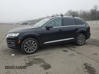 2017 Audi Q7 Premium Plus with VIN WA1LAAF75HD032610, listed as a Copart auction lot 55628665 with 47,523 mi miles and Salvage Title. Bid and sale history available at DreamBid. Image 1.
